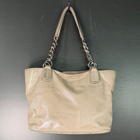 Coach Shimmering Champagne Tote Bag - Picture 4 of 9